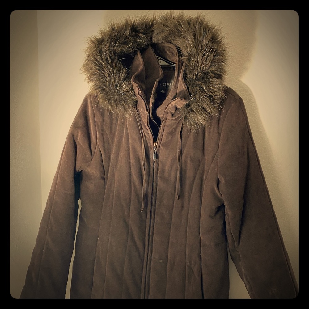 Fleet Street polyester puffer coat